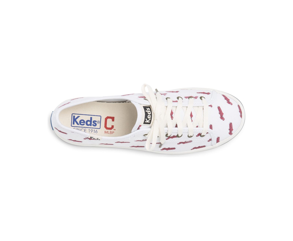 Keds Womens Sneakers White/Red - Kickstart MLB® - 328XZTUNM